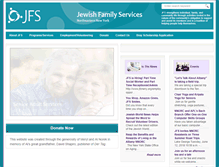 Tablet Screenshot of jfsneny.org